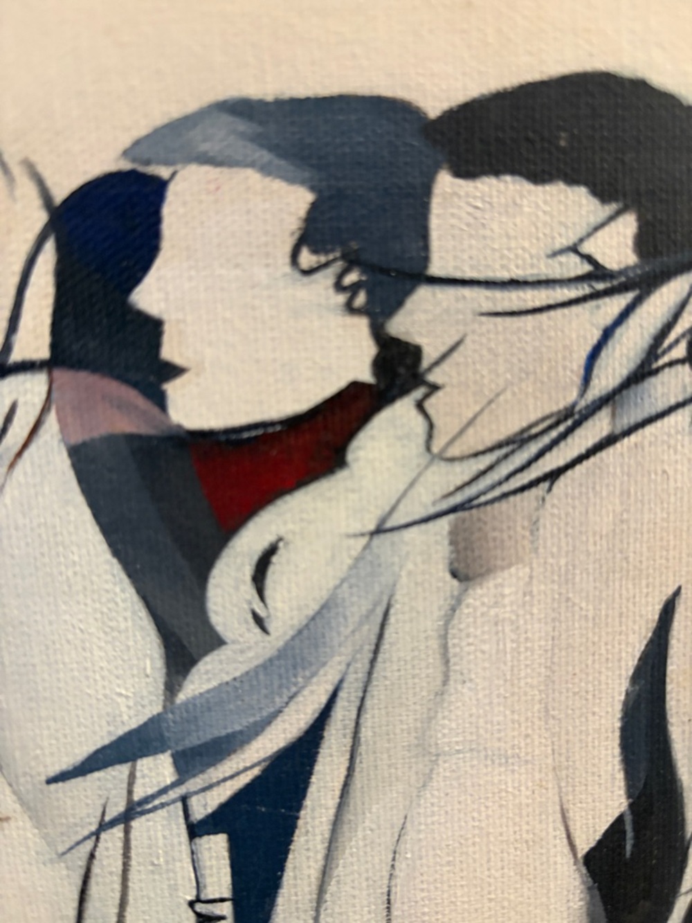 1980 Ken Radack Signed Abstract Modernist Figurative Painting Art Framed Artwork - Picture 16 of 16
